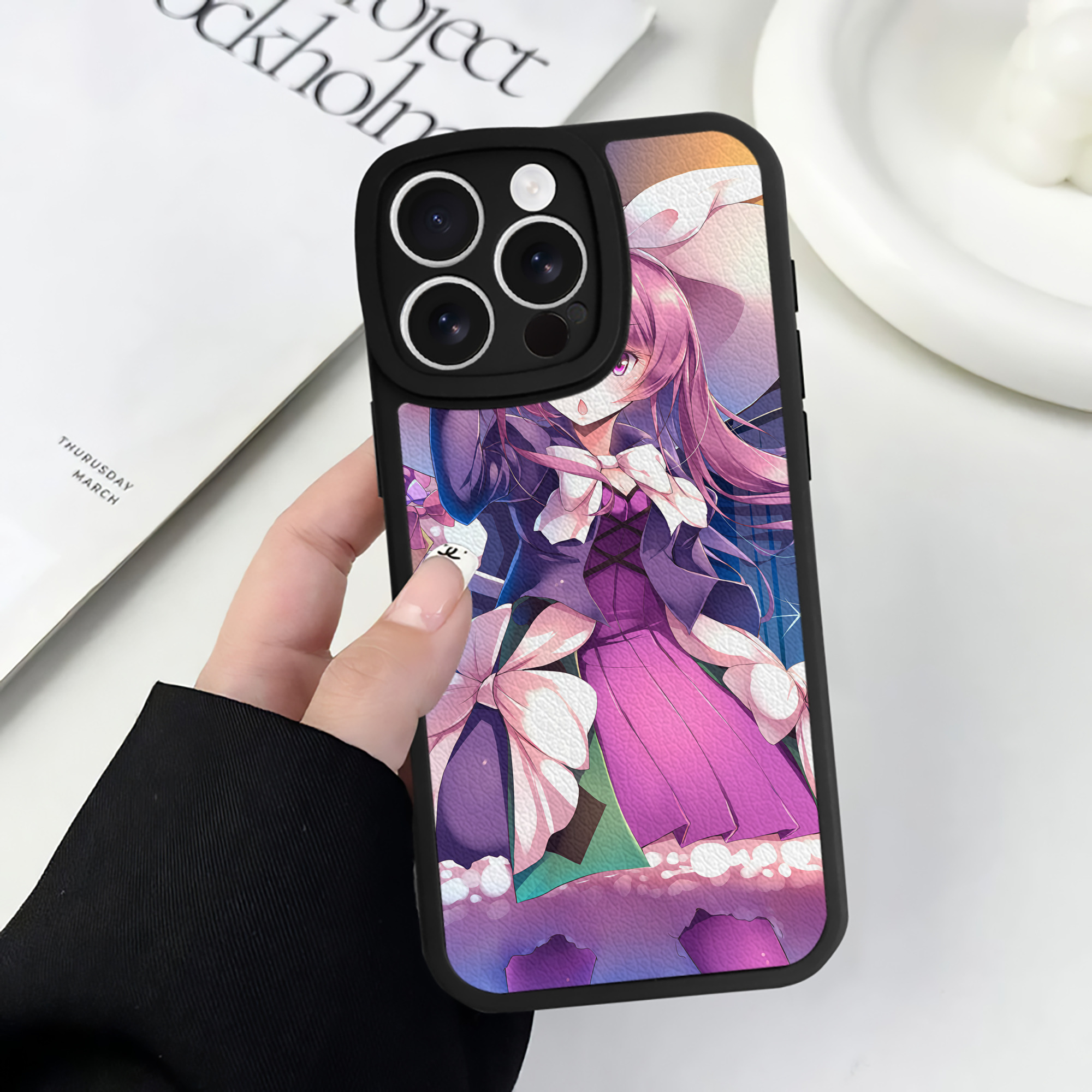 （画像用） 遊☆戯☆王 Yu-Gi-Oh! 【iPhone 16シリーズ対応】シリコンスマホケース（レザー調） 材質：シリコン